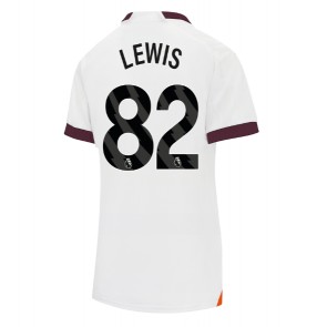 Manchester City Rico Lewis #82 Udebanetrøje Dame 2023-24 Kort ærmer